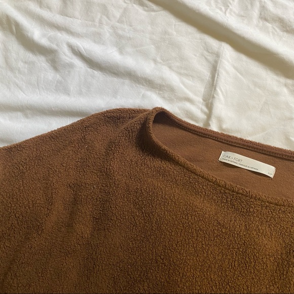 OAK + FORT Cropped Sweatshirt - Picture 4 of 4
